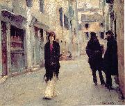 John Singer Sargent Street in Venice USA oil painting artist